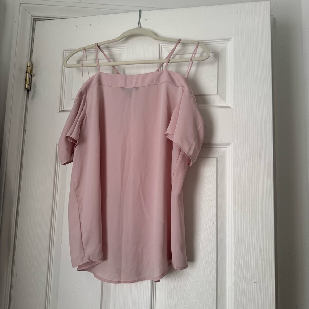 Express Blush Button-Down Blouse - image 5